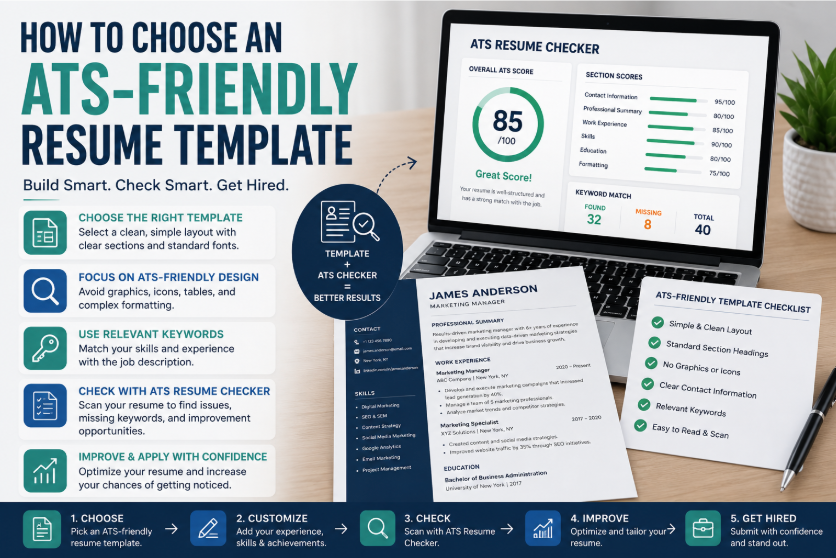 How to Choose an ATS-Friendly Resume Template and Check It Before Applying